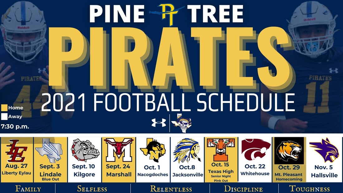 Lindale Football Schedule 2022 Pine Tree Pirates Football - Home